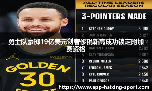 勇士队豪掷19亿美元创奢侈税新高成功锁定附加赛资格